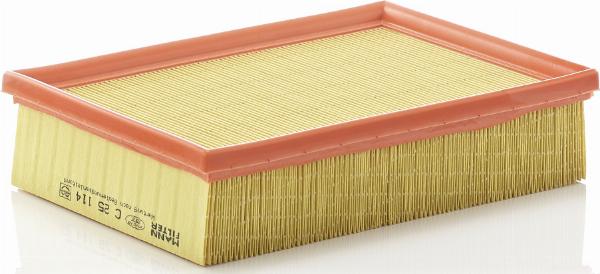 Mann-Filter C 25 114 - Повітряний фільтр autozip.com.ua