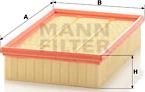 Mann-Filter C 28 100 - Повітряний фільтр autozip.com.ua