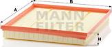 Mann-Filter C 28 125 - Повітряний фільтр autozip.com.ua