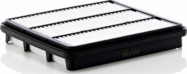 Mann-Filter C 2743 - Повітряний фільтр autozip.com.ua