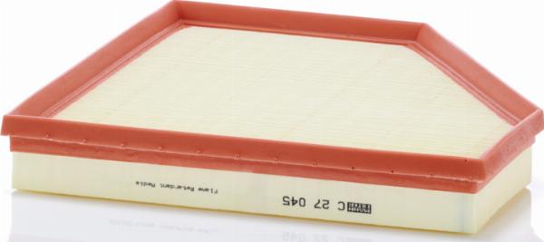 Mann-Filter C 27 045 - Повітряний фільтр autozip.com.ua