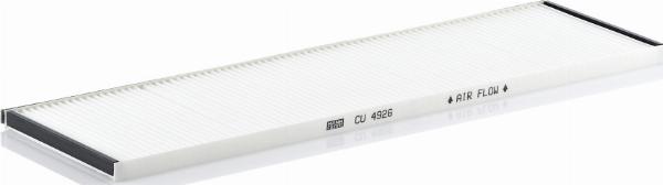 Mann-Filter CU 4926 - Фільтр, повітря у внутрішній простір autozip.com.ua