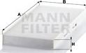 Mann-Filter CU 4054 - Фільтр, повітря у внутрішній простір autozip.com.ua