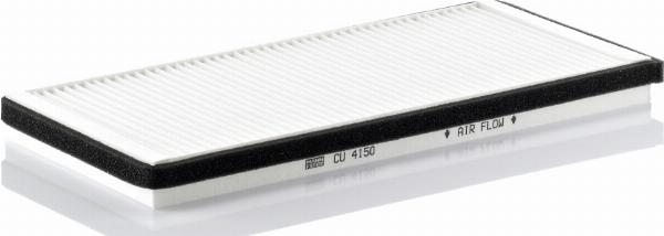 Mann-Filter CU 4150 - Фільтр, повітря у внутрішній простір autozip.com.ua