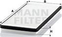 Mann-Filter CU 4150 - Фільтр, повітря у внутрішній простір autozip.com.ua