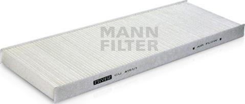 Mann-Filter CU 4151/1 - Фільтр, повітря у внутрішній простір autozip.com.ua