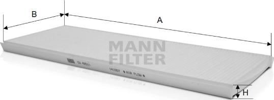 Mann-Filter CU 4251/1 - Фільтр, повітря у внутрішній простір autozip.com.ua