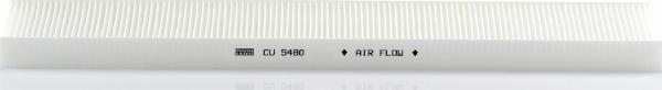 Mann-Filter CU 5480 - Фільтр, повітря у внутрішній простір autozip.com.ua