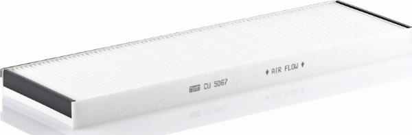 Mann-Filter CU 5067 - Фільтр, повітря у внутрішній простір autozip.com.ua