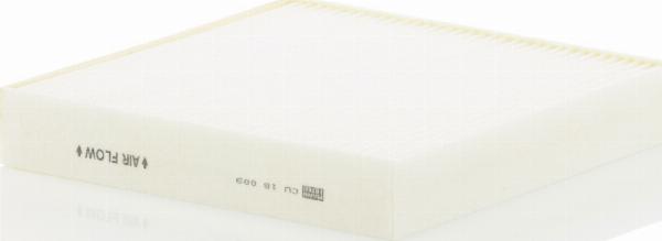 Mann-Filter CU 18 009 - Фільтр, повітря у внутрішній простір autozip.com.ua