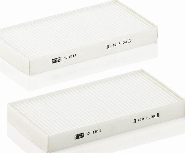 Mann-Filter CU 1811-2 - Фільтр, повітря у внутрішній простір autozip.com.ua