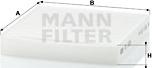 Mann-Filter CU 1835 - Фільтр, повітря у внутрішній простір autozip.com.ua