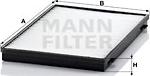 Mann-Filter CU 3943 - Фільтр, повітря у внутрішній простір autozip.com.ua
