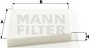 Mann-Filter CU 3461 - Фільтр, повітря у внутрішній простір autozip.com.ua