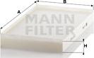 Mann-Filter CU 3540 - Фільтр, повітря у внутрішній простір autozip.com.ua