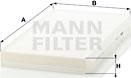 Mann-Filter CU 3139 - Фільтр, повітря у внутрішній простір autozip.com.ua