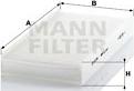 Mann-Filter CU 3847 - Фільтр, повітря у внутрішній простір autozip.com.ua
