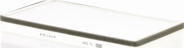 Mann-Filter CU 3340 - Фільтр, повітря у внутрішній простір autozip.com.ua