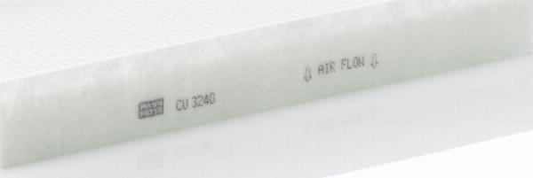 Mann-Filter CU 3240 - Фільтр, повітря у внутрішній простір autozip.com.ua