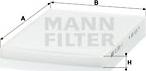 Mann-Filter CU 2951/1 - Фільтр, повітря у внутрішній простір autozip.com.ua