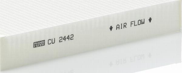 Mann-Filter CU 2442 - Фільтр, повітря у внутрішній простір autozip.com.ua