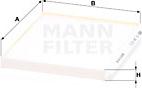 Mann-Filter CU 24 013 - Фільтр, повітря у внутрішній простір autozip.com.ua