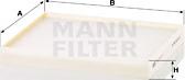 Mann-Filter CU 24 017 - Фільтр, повітря у внутрішній простір autozip.com.ua