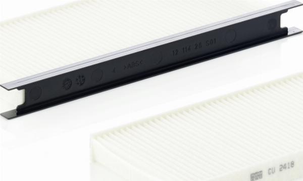 Mann-Filter CU 2418-2 - Фільтр, повітря у внутрішній простір autozip.com.ua