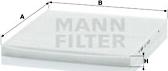 Mann-Filter CU 2435 - Фільтр, повітря у внутрішній простір autozip.com.ua