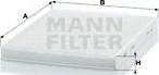 Mann-Filter CU 2436 - Фільтр, повітря у внутрішній простір autozip.com.ua