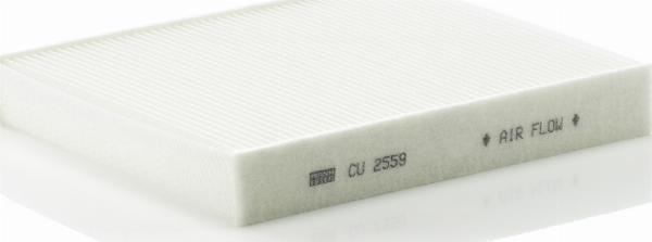 Mann-Filter CU 2559 - Фільтр, повітря у внутрішній простір autozip.com.ua