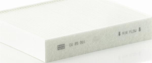 Mann-Filter CU 25 001 - Фільтр, повітря у внутрішній простір autozip.com.ua