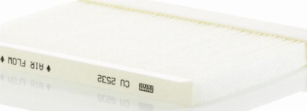 Mann-Filter CU 2532 - Фільтр, повітря у внутрішній простір autozip.com.ua