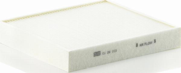 Mann-Filter CU 26 010 - Фільтр, повітря у внутрішній простір autozip.com.ua