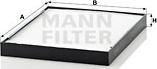 Mann-Filter CU 2634 - Фільтр салону Hyundai Elantra I XD 00- autozip.com.ua