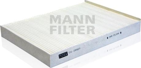 Mann-Filter CU 2842/1 - Фільтр, повітря у внутрішній простір autozip.com.ua