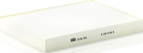 Mann-Filter CU 28 003 - Фільтр, повітря у внутрішній простір autozip.com.ua