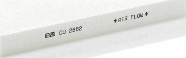 Mann-Filter CU 2882 - Фільтр, повітря у внутрішній простір autozip.com.ua