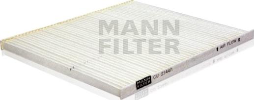 Mann-Filter CU 2344/1 - Фільтр, повітря у внутрішній простір autozip.com.ua