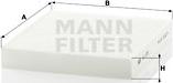Mann-Filter CU 2351 - Фільтр, повітря у внутрішній простір autozip.com.ua