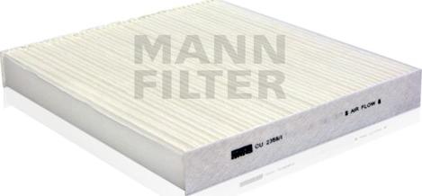 Mann-Filter CU 2358/1 - Фільтр, повітря у внутрішній простір autozip.com.ua