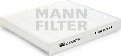 Mann-Filter CU 23 019/1 - Фільтр, повітря у внутрішній простір autozip.com.ua