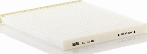 Mann-Filter CU 23 011 - Фільтр, повітря у внутрішній простір autozip.com.ua