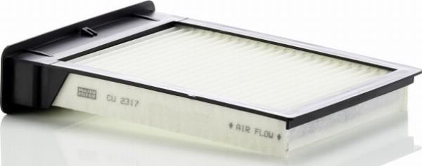 Mann-Filter CU 2317 - Фільтр, повітря у внутрішній простір autozip.com.ua