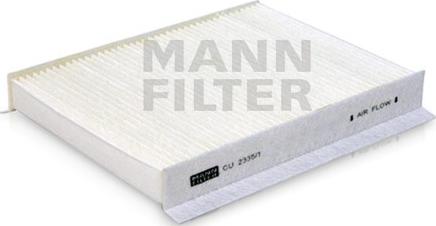 Mann-Filter CU 2335/1 - Фільтр, повітря у внутрішній простір autozip.com.ua