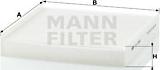 Mann-Filter CU 2245 - Фільтр, повітря у внутрішній простір autozip.com.ua
