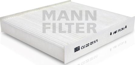 Mann-Filter CU 22 011/1 - Фільтр, повітря у внутрішній простір autozip.com.ua