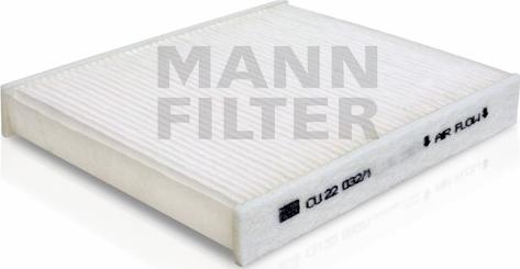 Mann-Filter CU 22 032/1 - Фільтр, повітря у внутрішній простір autozip.com.ua