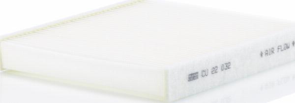 Mann-Filter CU 22 032 - Фільтр, повітря у внутрішній простір autozip.com.ua