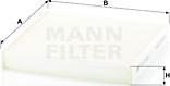 Mann-Filter CU 22 029 - Фільтр, повітря у внутрішній простір autozip.com.ua